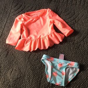 Baby girl 3 to 6 month bathing suit